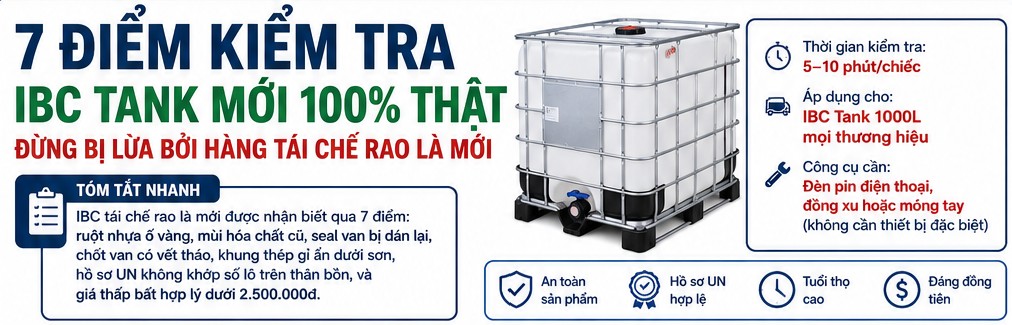 7 Điểm Nhận Biết IBC Mới 100% Thật