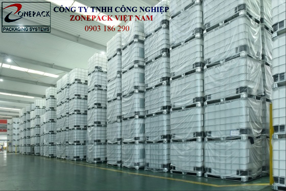 Bồn chứa IBC 1000 lít – Giải pháp an toàn, tiết kiệm cho ngành hóa chất | Zonepack Việt Nam
